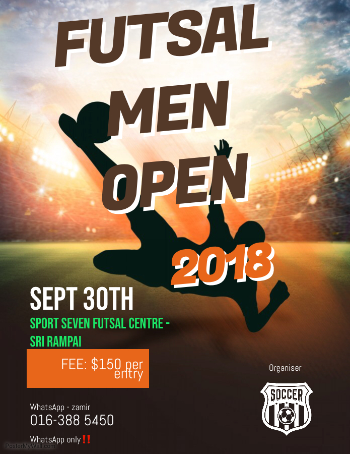 Futsal Men Open @ Sport Seven Futsal Centre