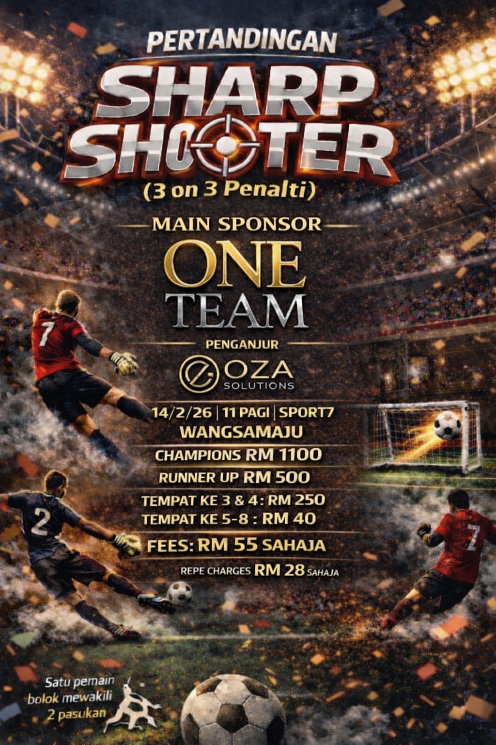 Kejohanan Sharpshooter penalty 3on3